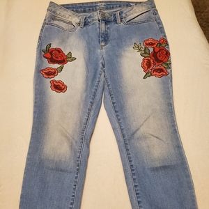 Embroided jeans